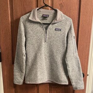 Patagonia Men's Zip-Up Sweater in Gray